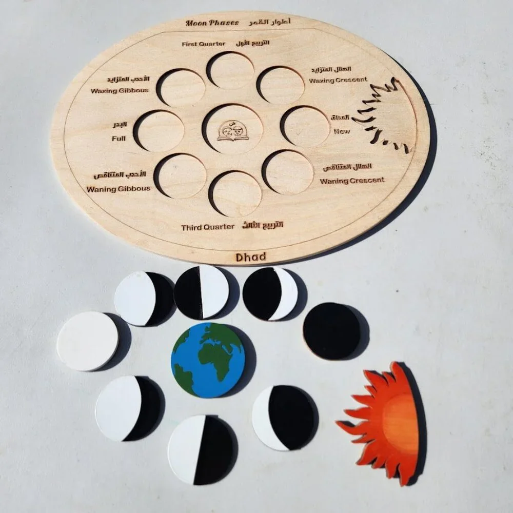 Handmade new moon